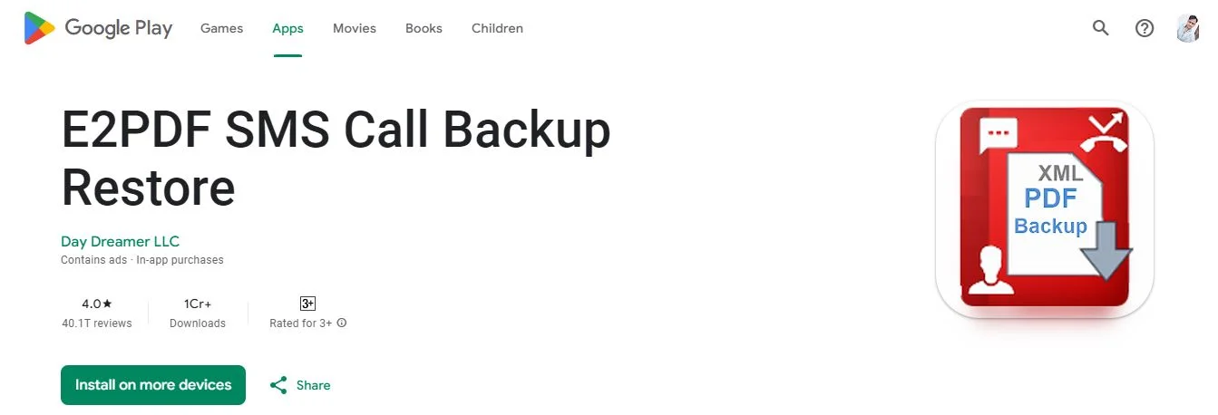 How to make PDF of call logs : Call Log PDF Backup & Restore