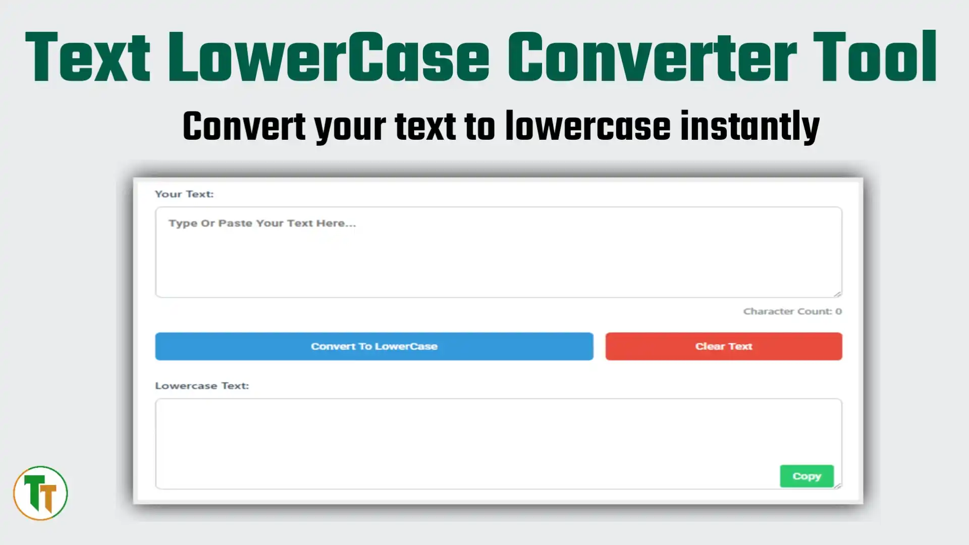 Text LowerCase Converter