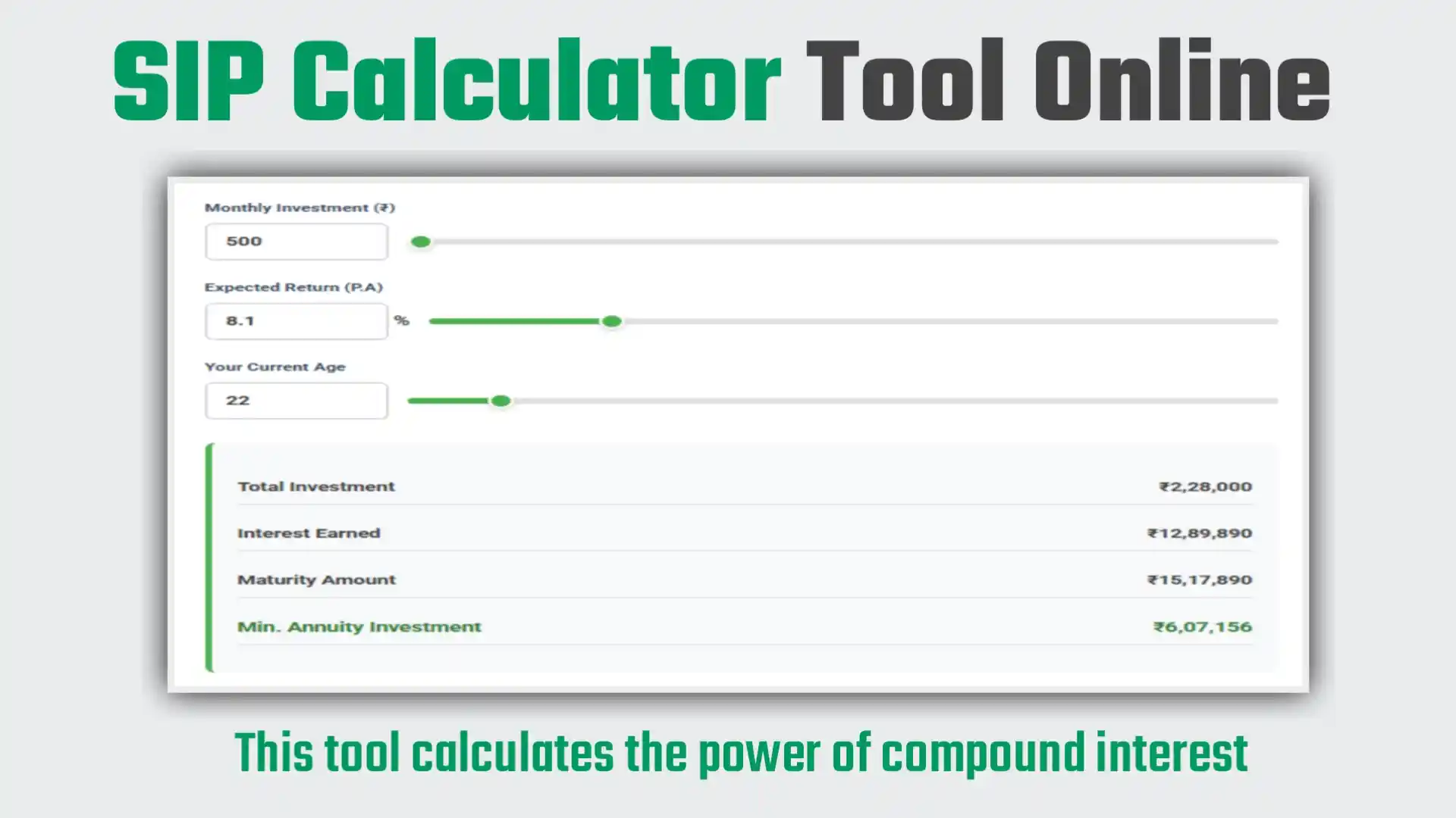 SIP Calculator