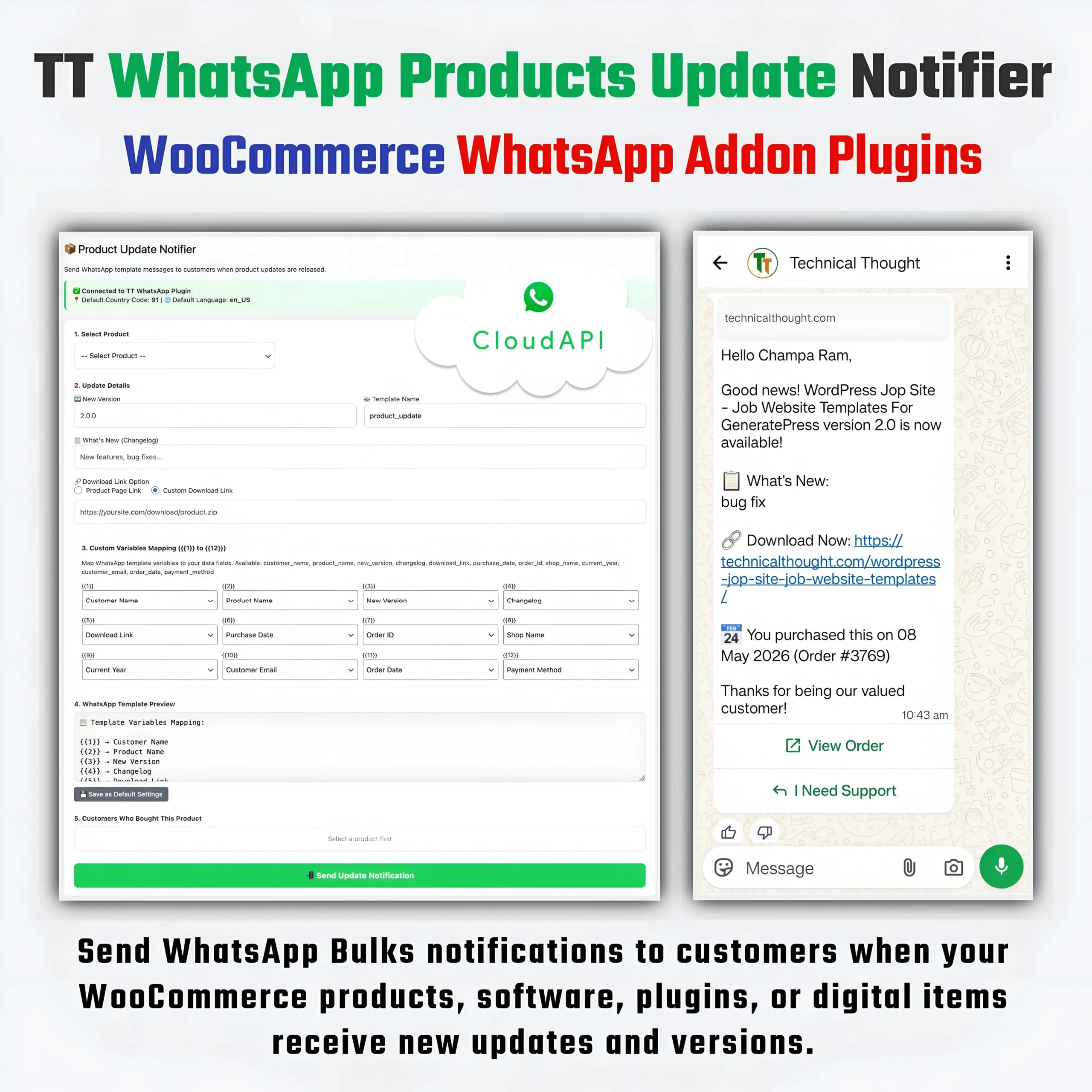Tt whatsapp product
